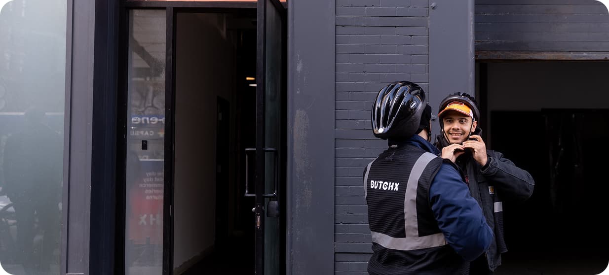 Driver with DutchX backpack